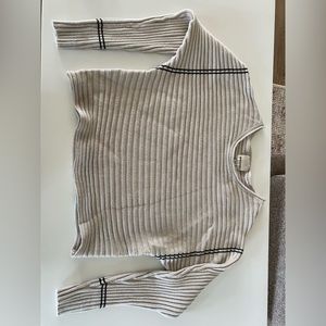 Striped Gray Sweater